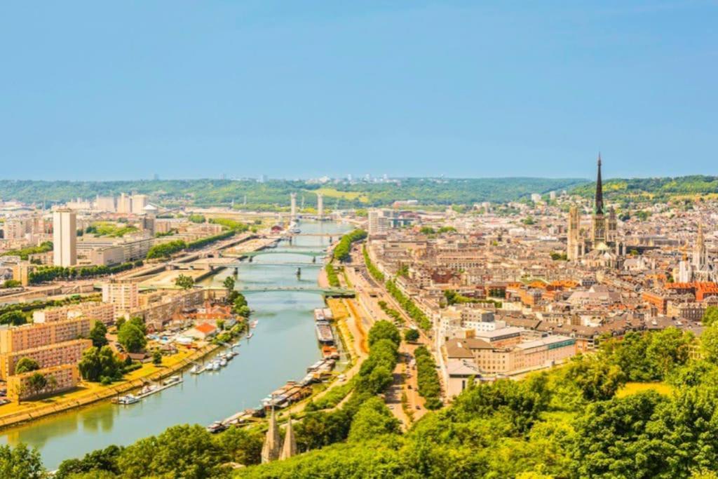 Le Sympathique - Petit Dejeuner, Netflix, Jacuzzi Rouen Esterno foto